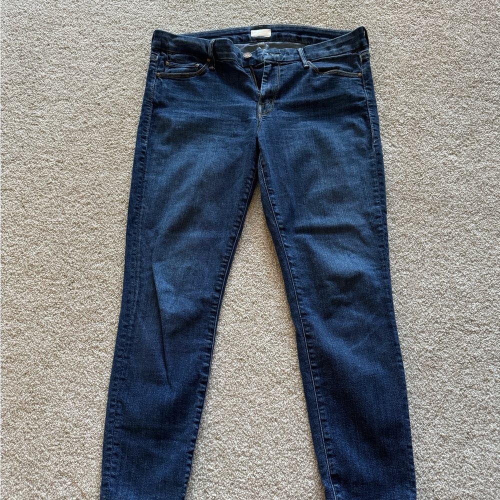 MOTHER Dark Blue Women's Jeans